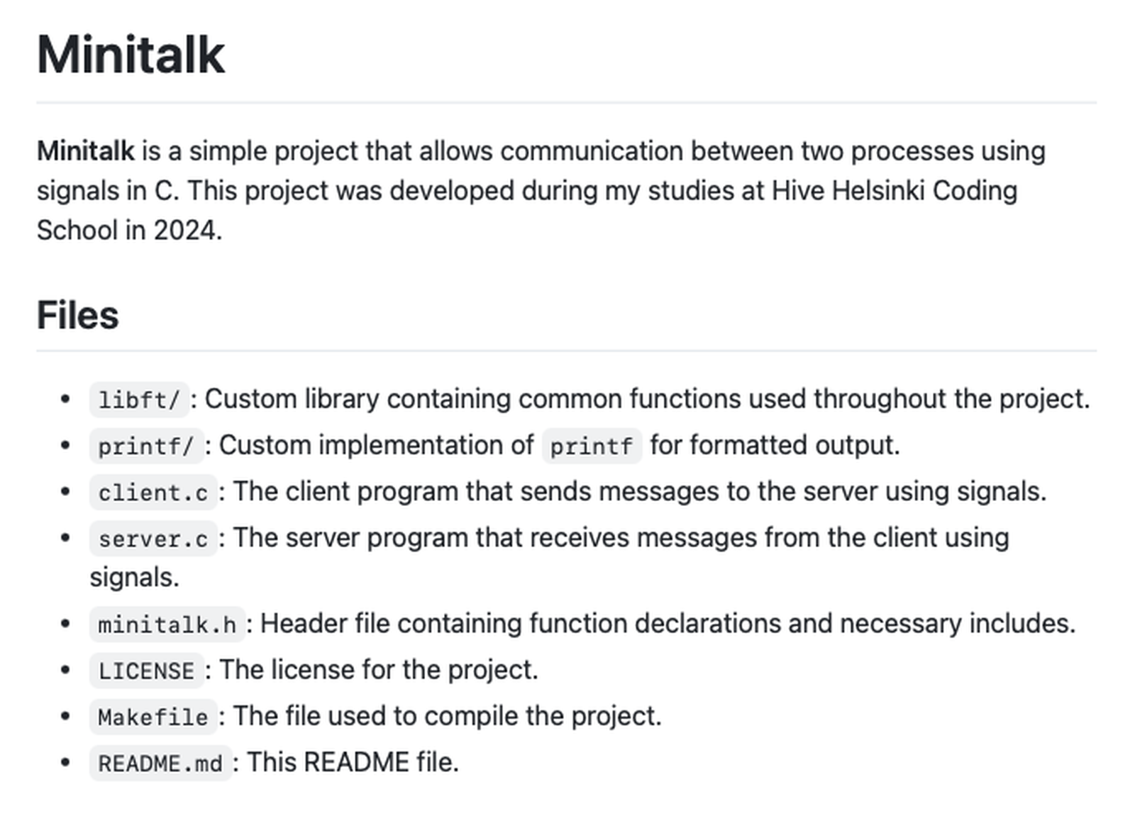 Project image